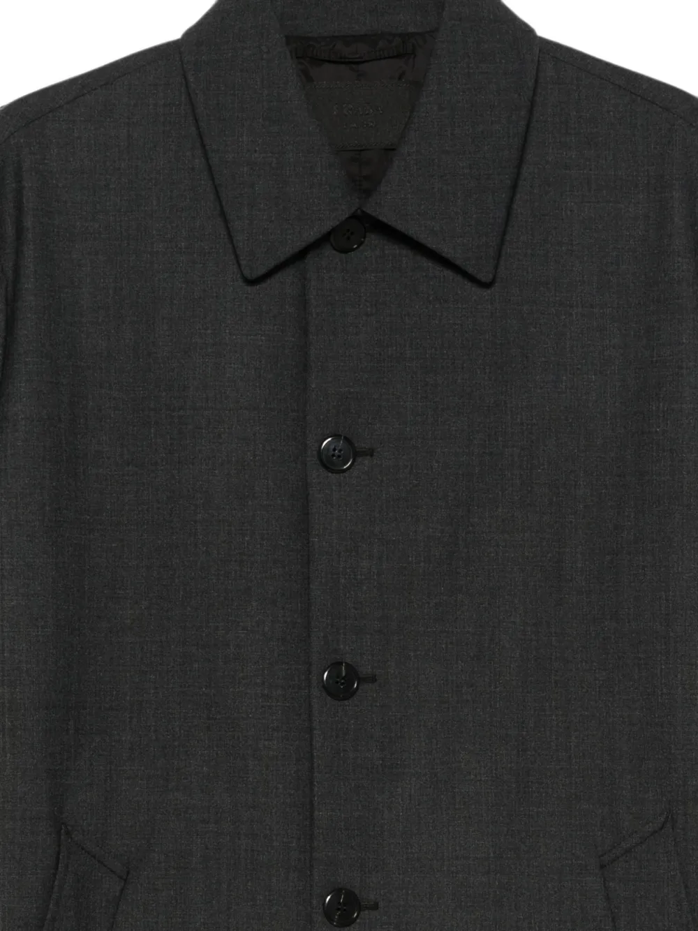 Prada Jas met lange mouwen Grijs