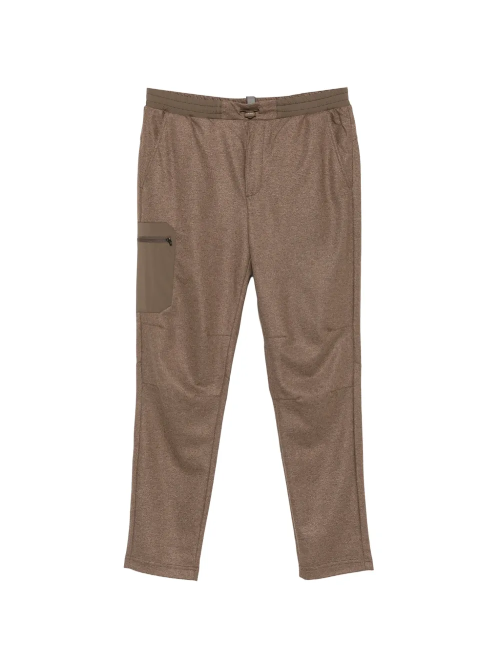 Sease drawstring-waistband cashmere track pants - Marrone