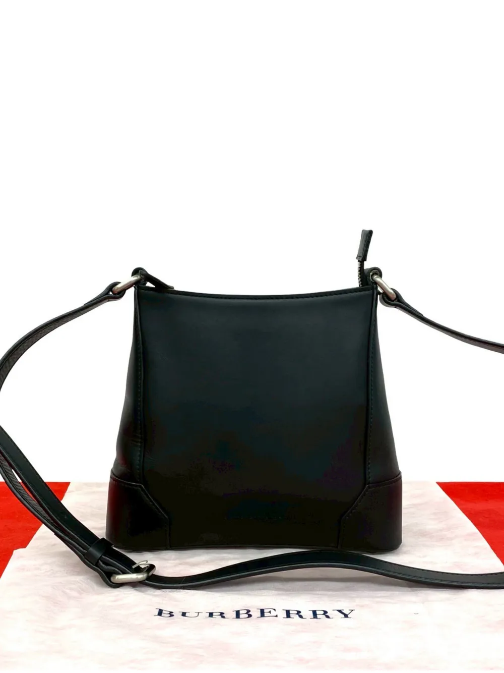 Burberry Pre-Owned 2000-2017 Leather crossbody bag - Schwarz