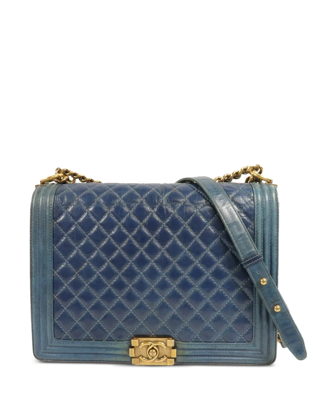 CHANEL Pre-Owned Boy Chanel shoulder bag - Blu