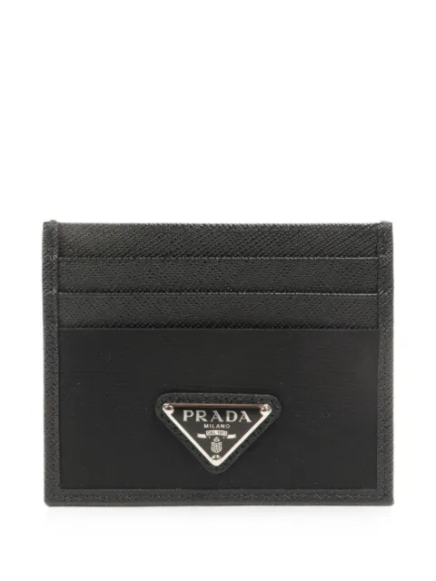 Prada Pre-Owned Re-Nylon Saffiano leather card holder