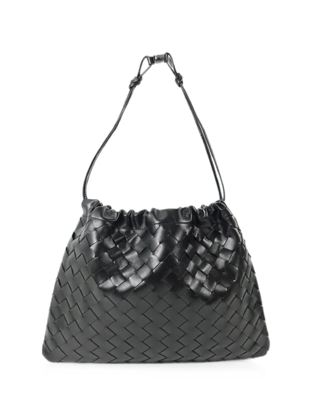 Bottega Veneta Pre-Owned Intrecciato shoulder bag - Black