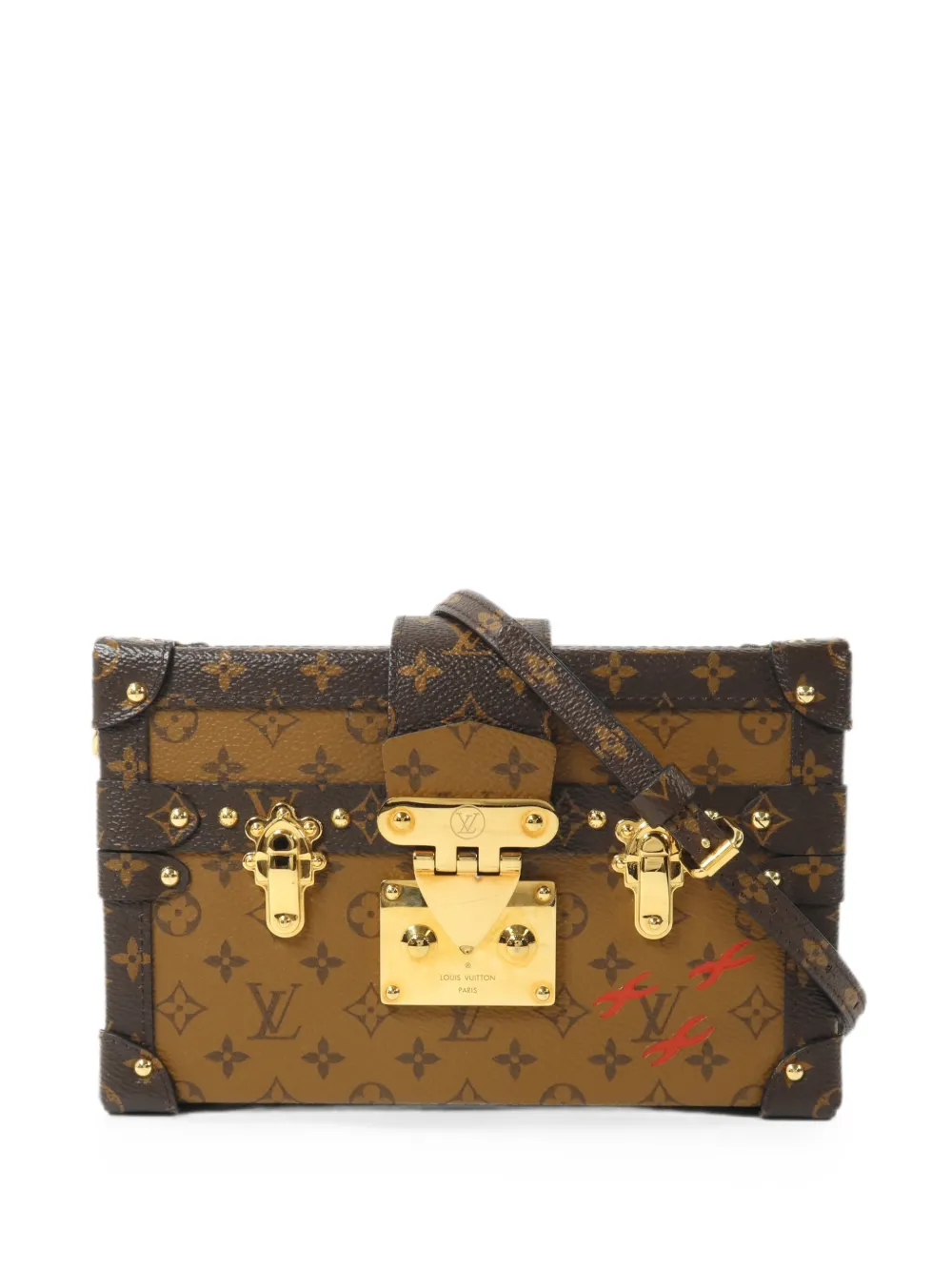 Louis Vuitton Pre-Owned Petite Malle Monogram Reverse shoulder bag - Brown