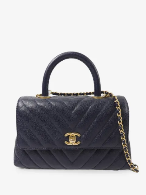 CHANEL Pre-Owned small Coco chevron-quilted handbag