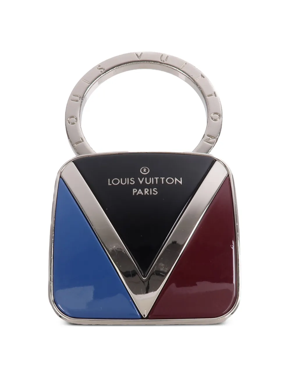 Louis Vuitton Pre-Owned Gaston V Twist key ring - Silber