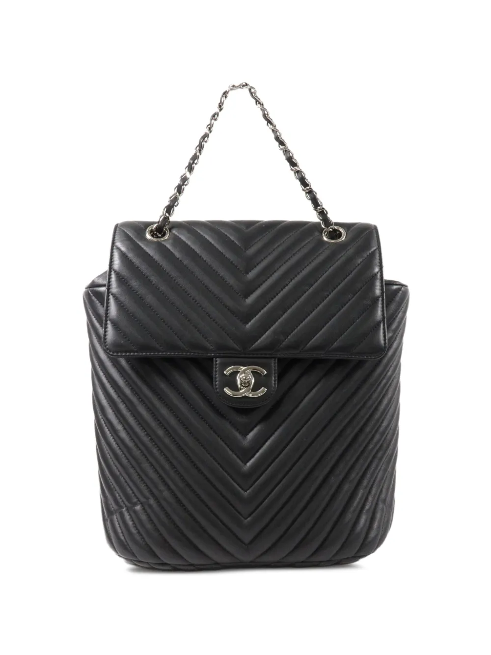 CHANEL Pre-Owned Urban Spirit chevron-quilted backpack - Nero