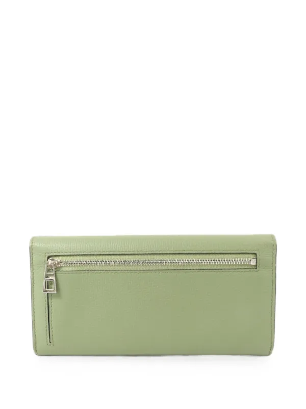 Loewe Pre-Owned アナグラム 長財布 | グリーン | FARFETCH JP