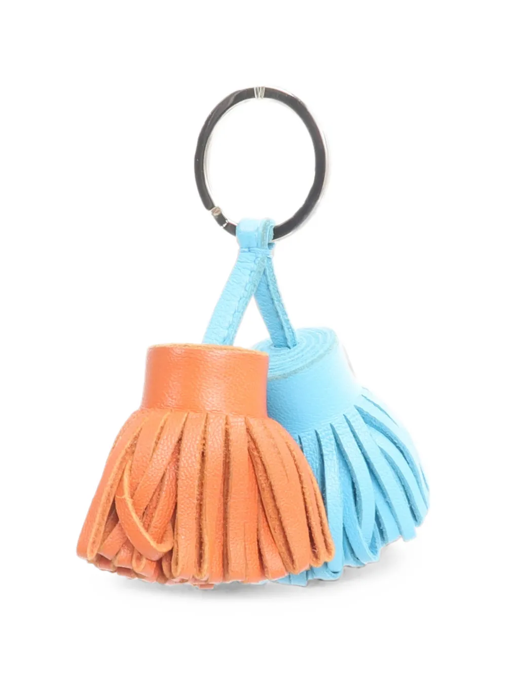 Hermès Pre-Owned Carmen Uno-Dos tassel key ring charm - Arancione