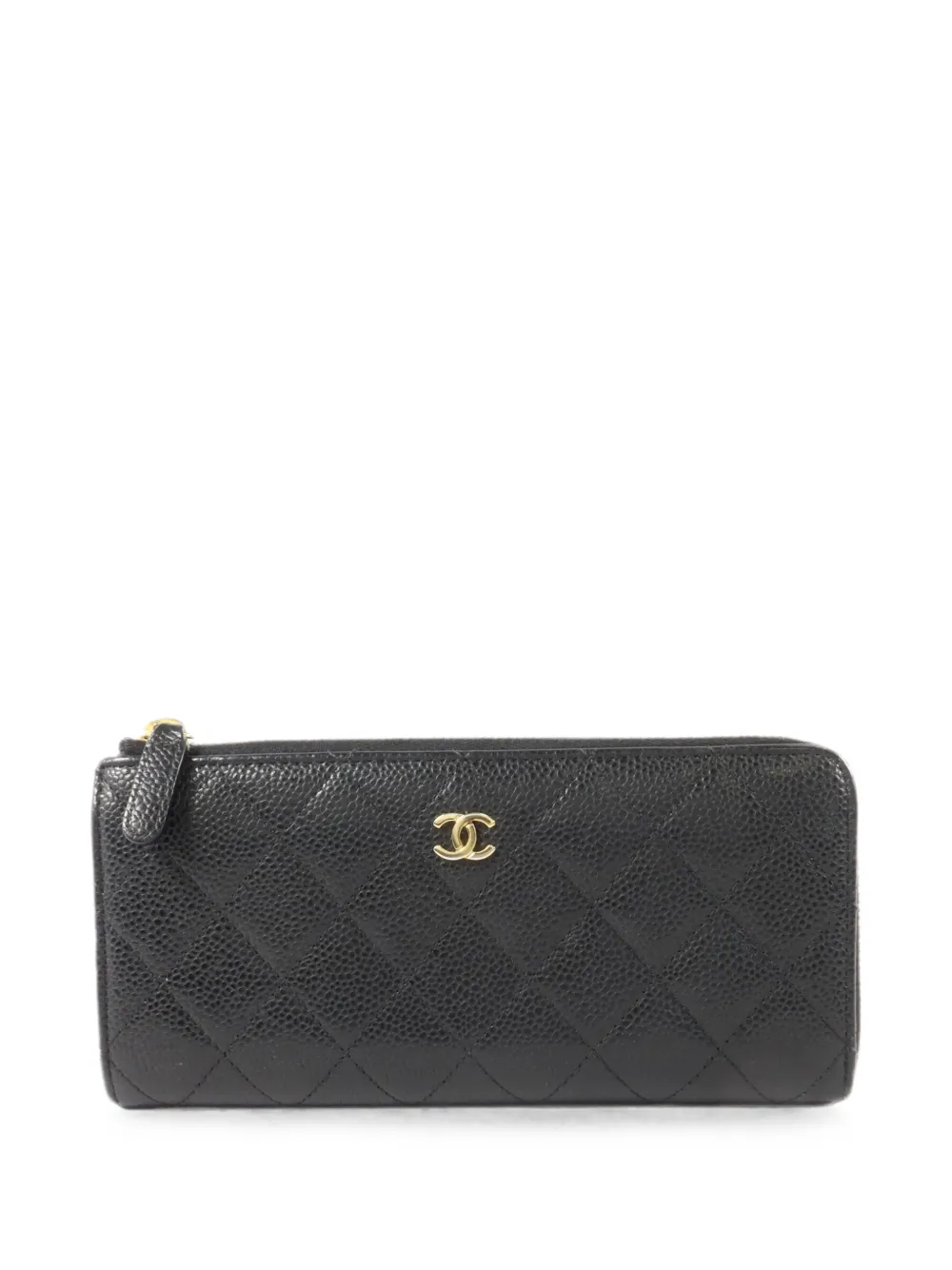 CHANEL Pre-Owned quilted CC wallet - Nero