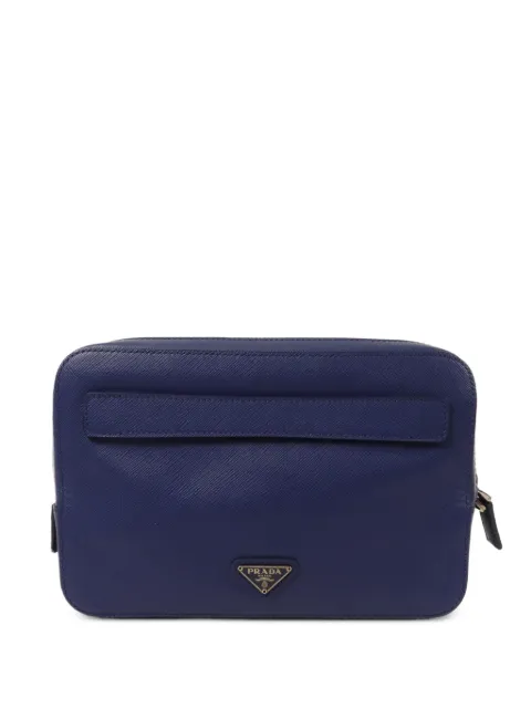 Prada Pre-Owned Saffiano leather clutch bag