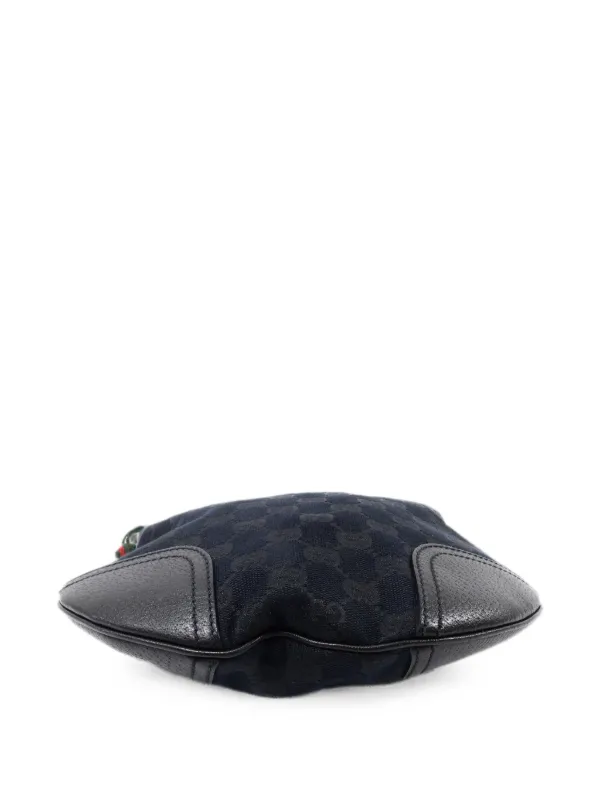 Gucci Pre-Owned GG Canvas Shoulder Bag | ブラック | FARFETCH JP