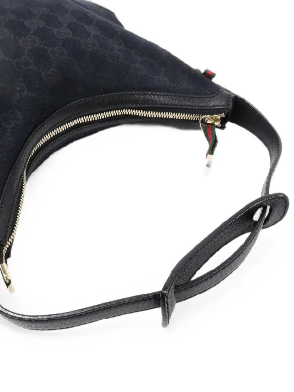 Gucci Pre-Owned GG Canvas Shoulder Bag | ブラック | FARFETCH JP
