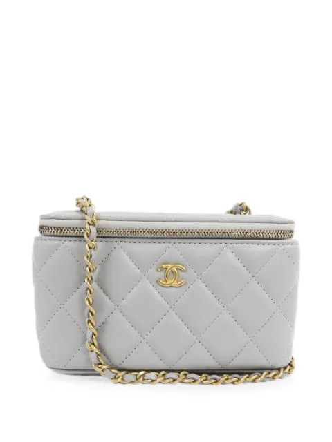 CHANEL Pre-Owned bolsa de hombro CC capitonada