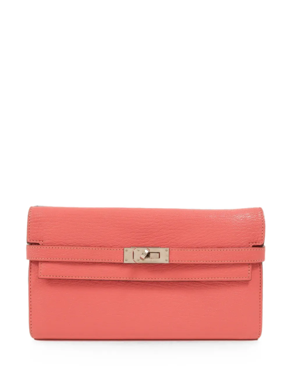 Hermès Pre-Owned Kelly Long leather wallet - Red