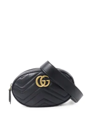 Gucci Pre-Owned 2016-2025 スモール GGマーモント マテラッセ レザー