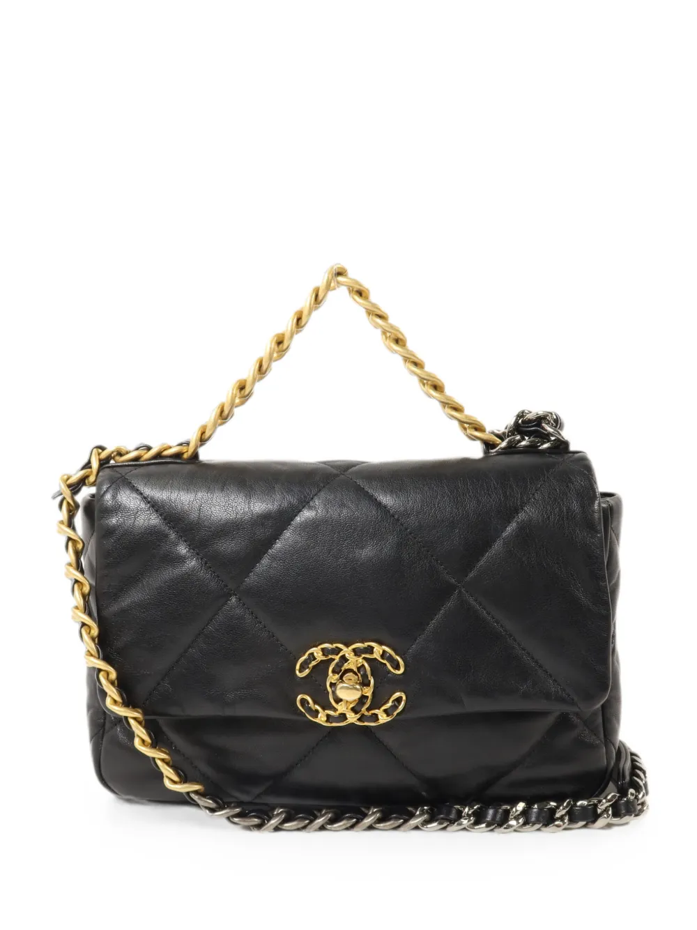 CHANEL Pre-Owned CC C19 shoulder bag - Schwarz
