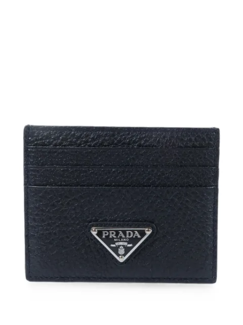 Prada Pre-Owned Enamel Triangle logo card holder