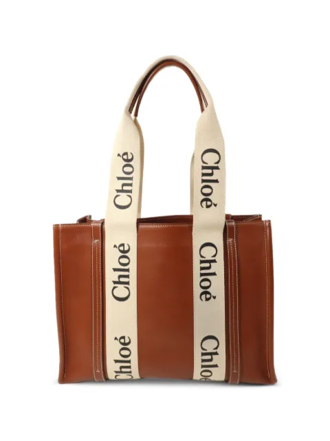 Chloé Vintage Woody tote bag