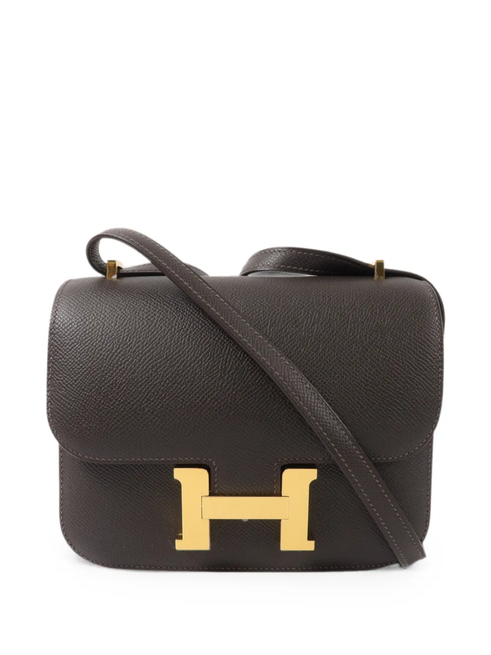 Hermès Pre-Owned 2026 mini Constance III shoulder bag - Brown