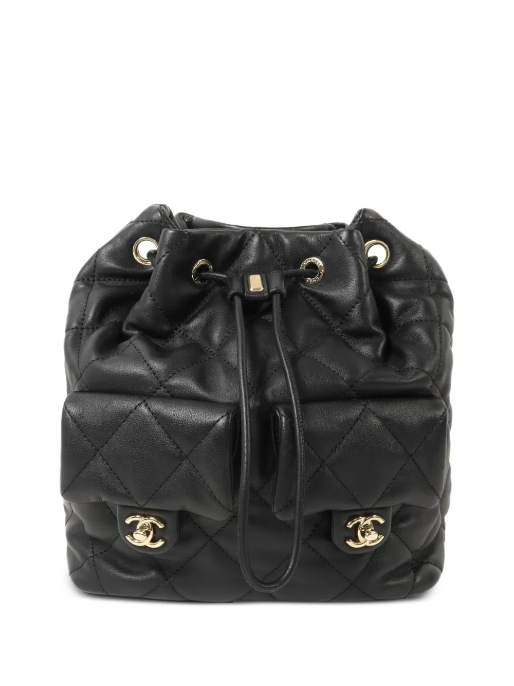 CHANEL Pre-Owned CC turn-lock chain backpack - Nero