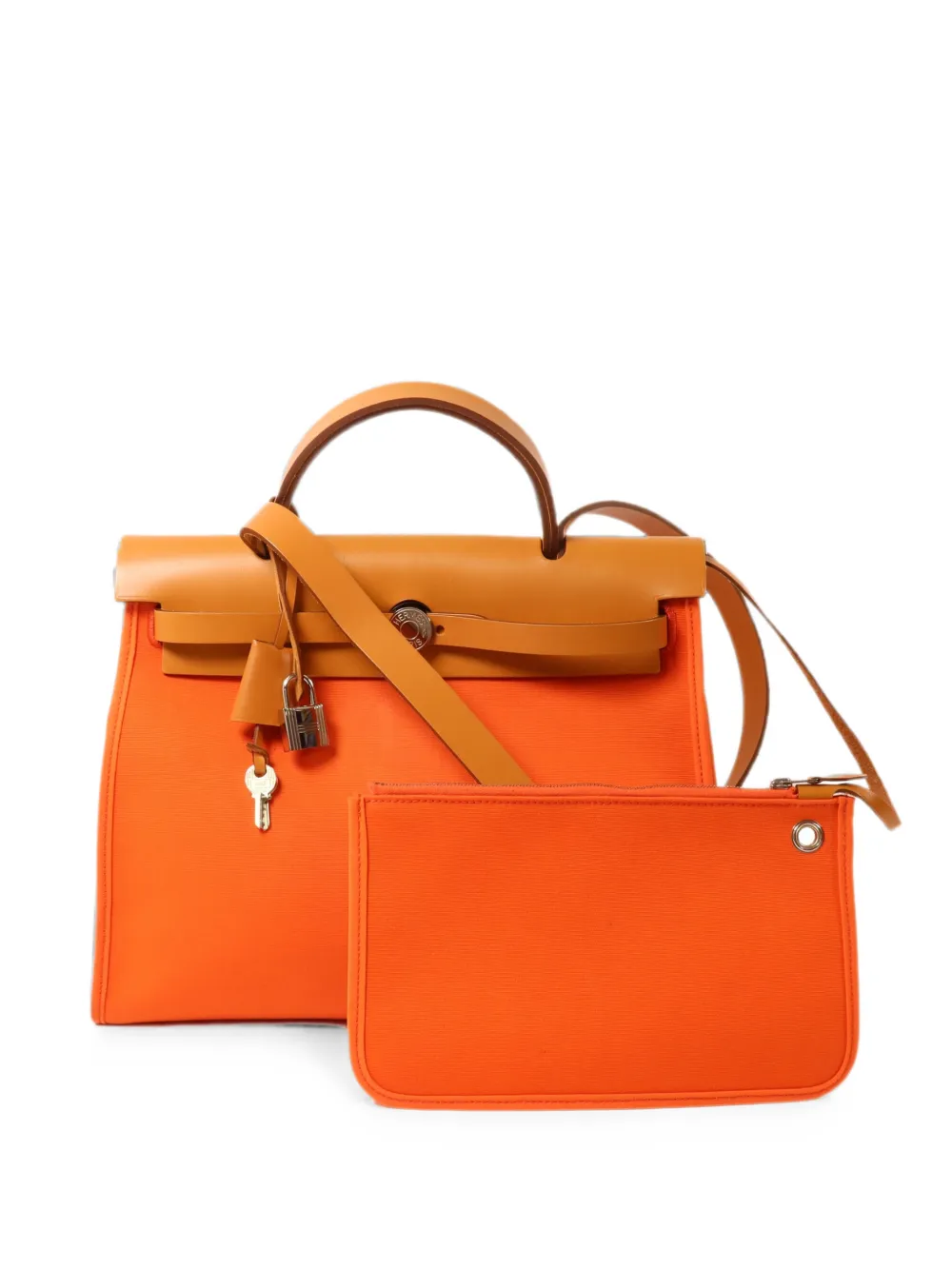 Hermès Pre-Owned 2019 PM Herbag tote bag - Arancione