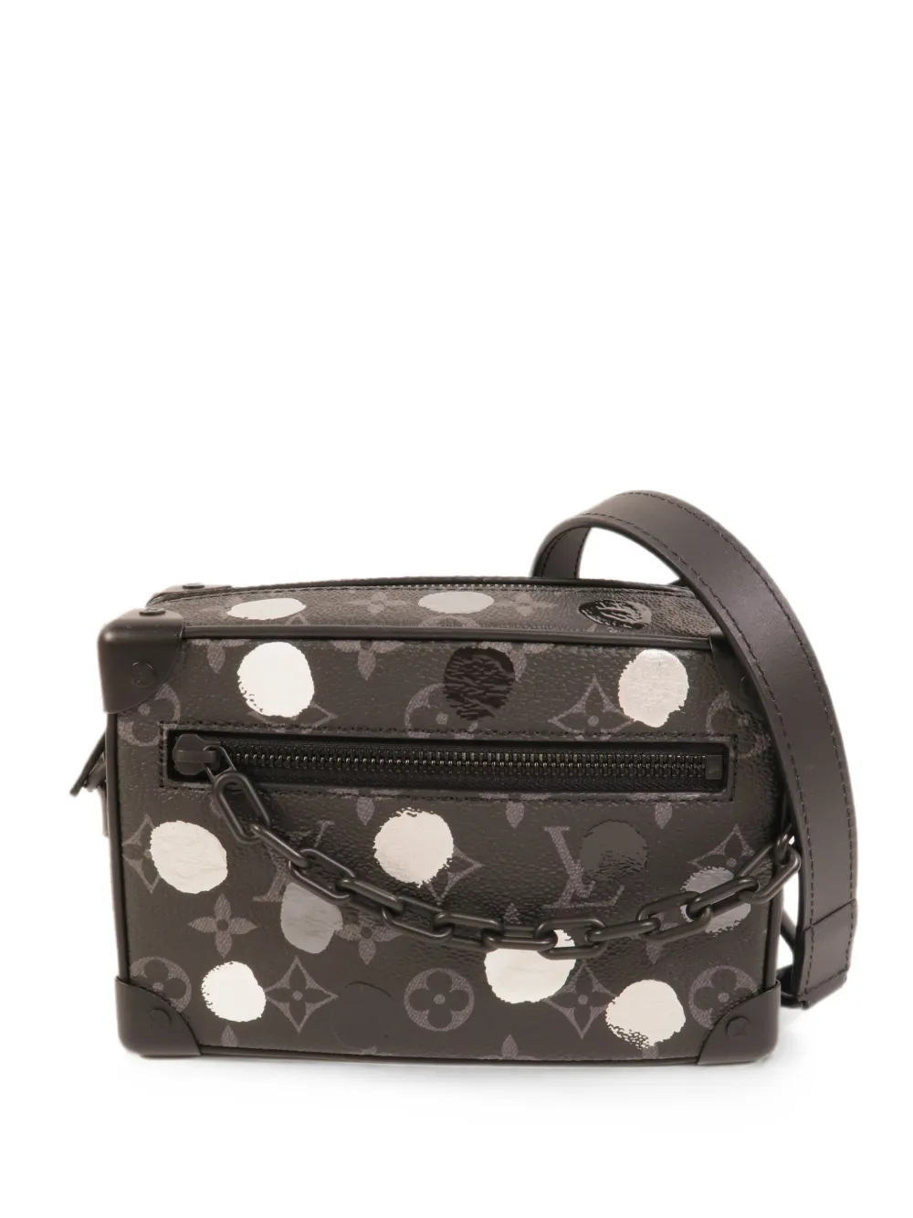Louis Vuitton Pre-Owned x Yayoi Kusama 2023 mini Soft Trunk shoulder bag - Schwarz