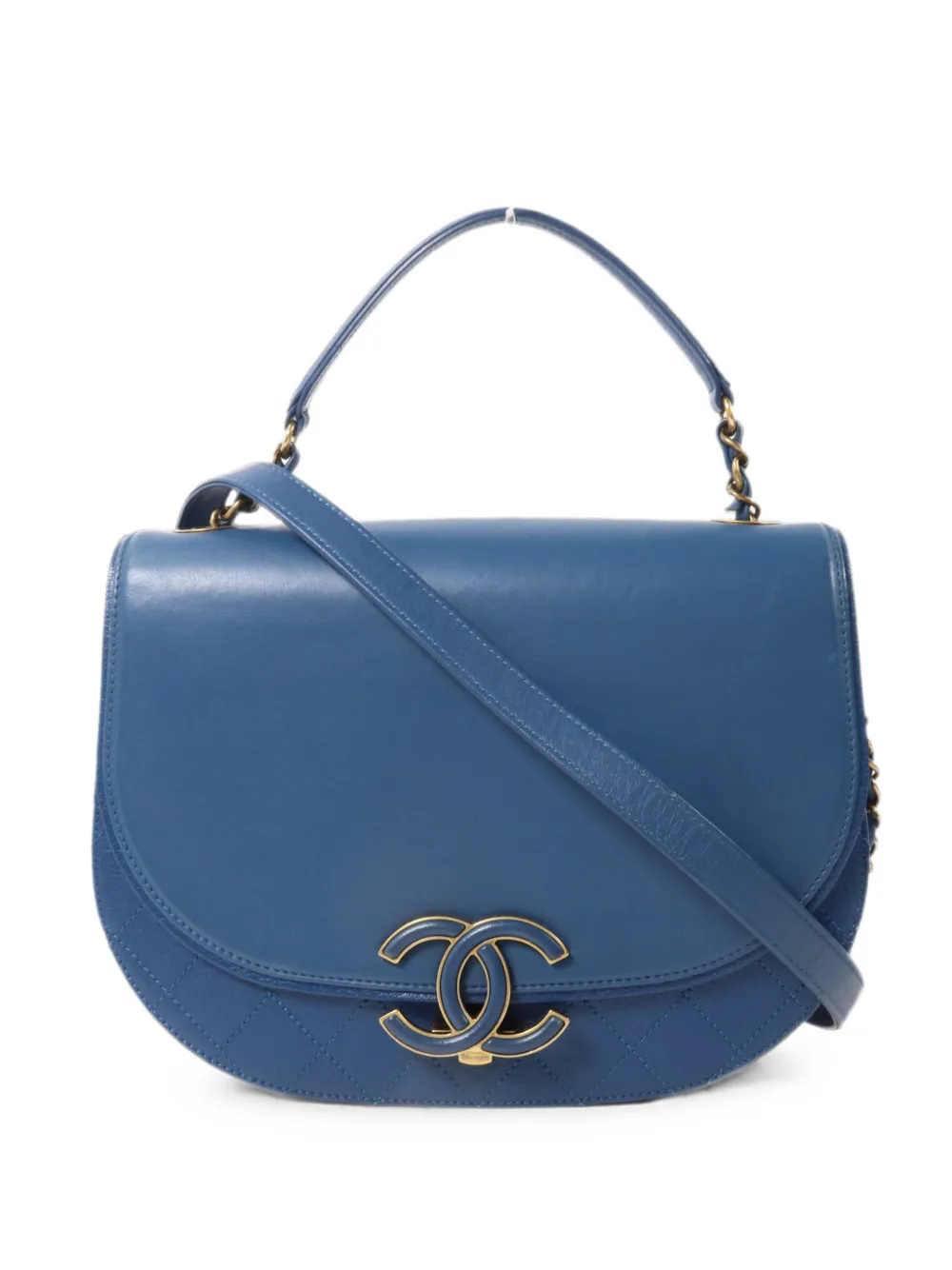 CHANEL Pre-Owned Coco Curve tote bag - Blu
