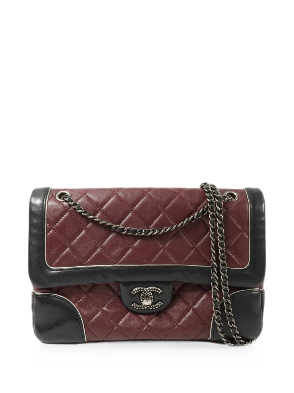CHANEL Pre-Owned CC turn-lock chain shoulder bag - Rot