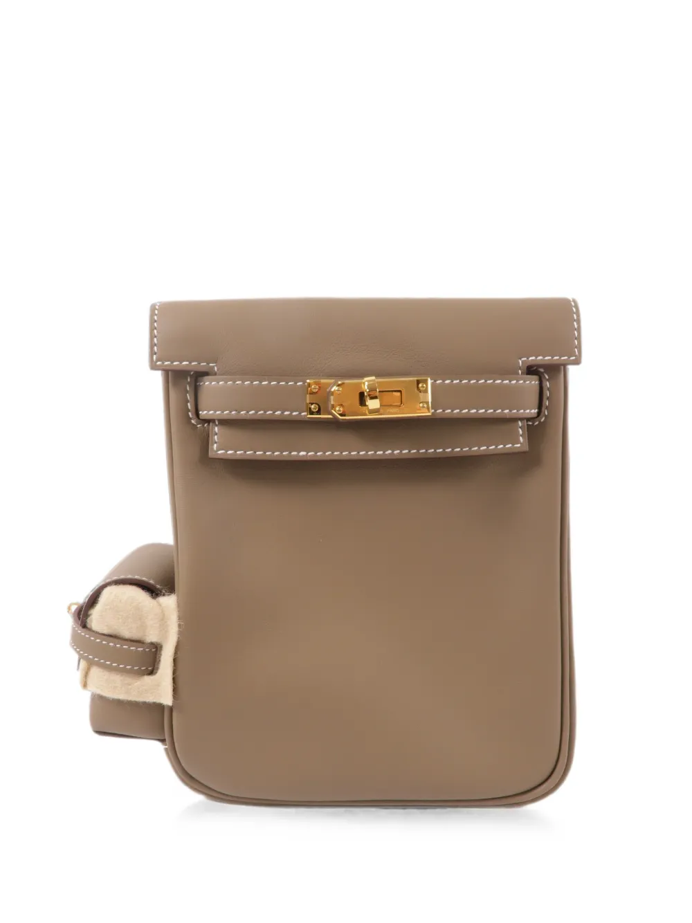 Hermès Pre-Owned 2025 Kelly Jump leather backpack - Neutrals