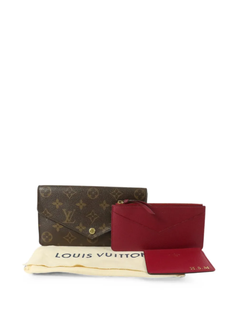 Louis Vuitton Pre-Owned Jeanne portemonnee met monogram Bruin