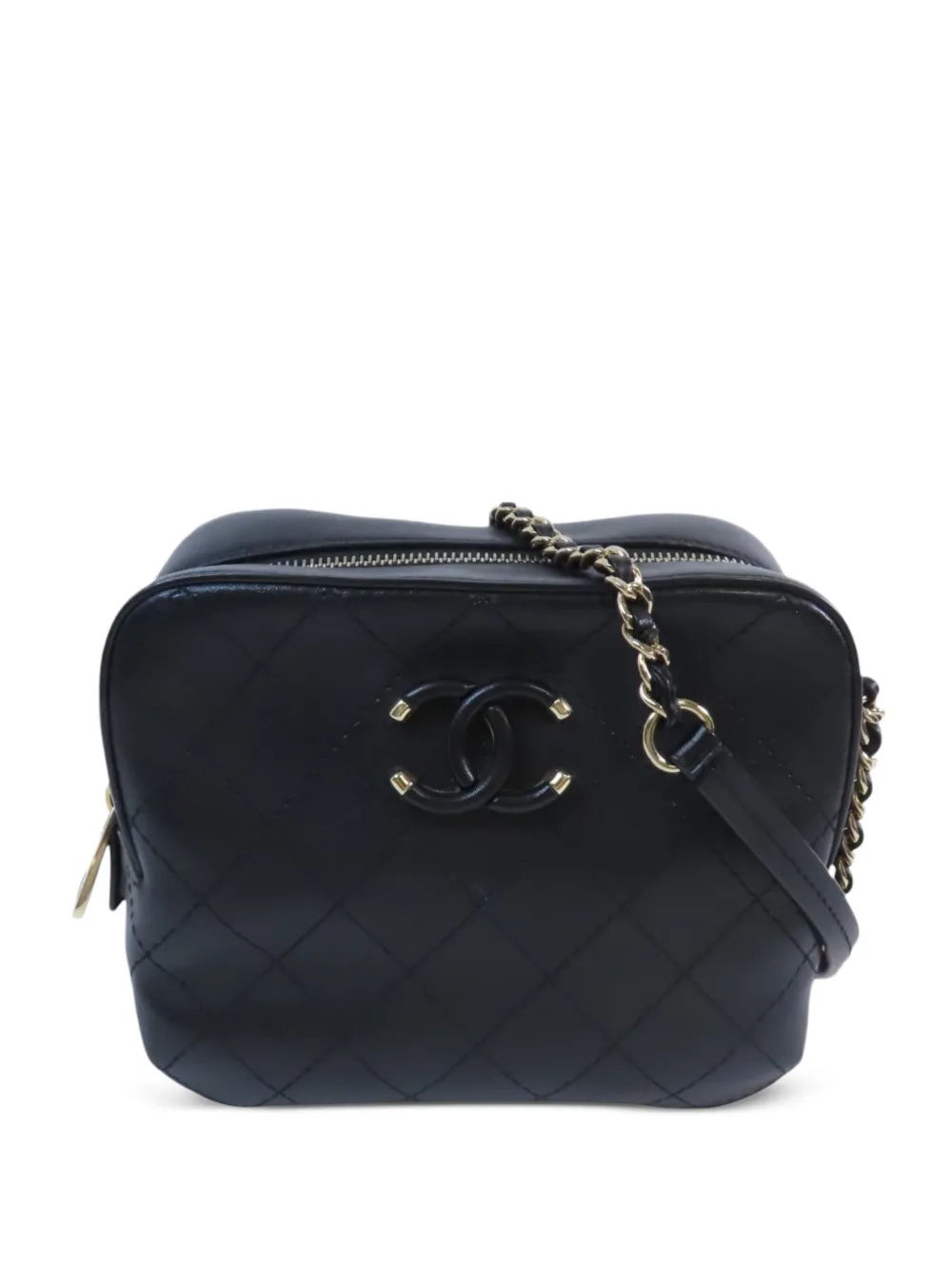 CHANEL Pre-Owned Borsa a spalla CC con catena - Nero
