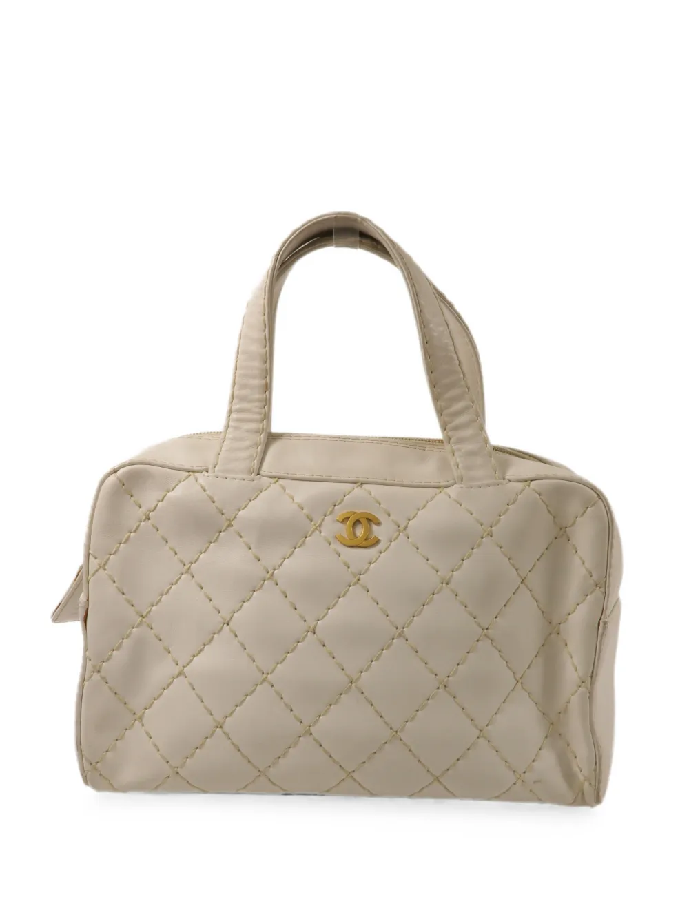 CHANEL Pre-Owned CC Wild Stitch tote bag - Toni neutri