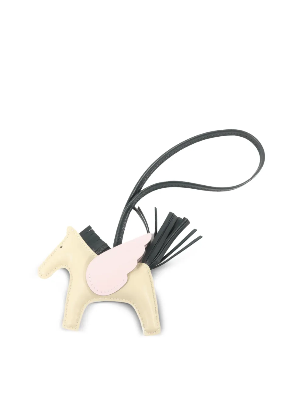 Hermès Pre-Owned 2022 PM Rodeo Pegase bag charm - Nude