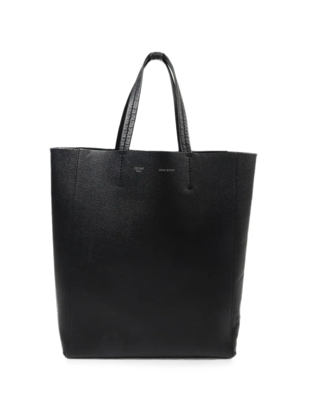 Celine Pre-Owned small Cabas leather tote bag - Black