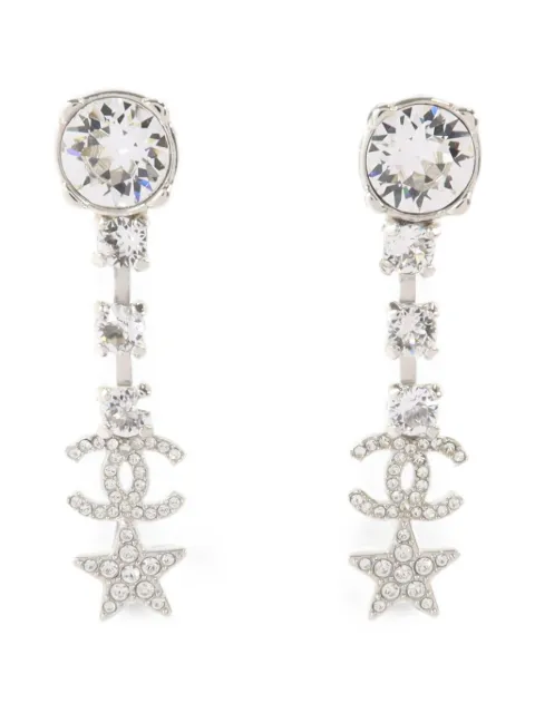 CHANEL Pre-Owned CC star-charm earrings