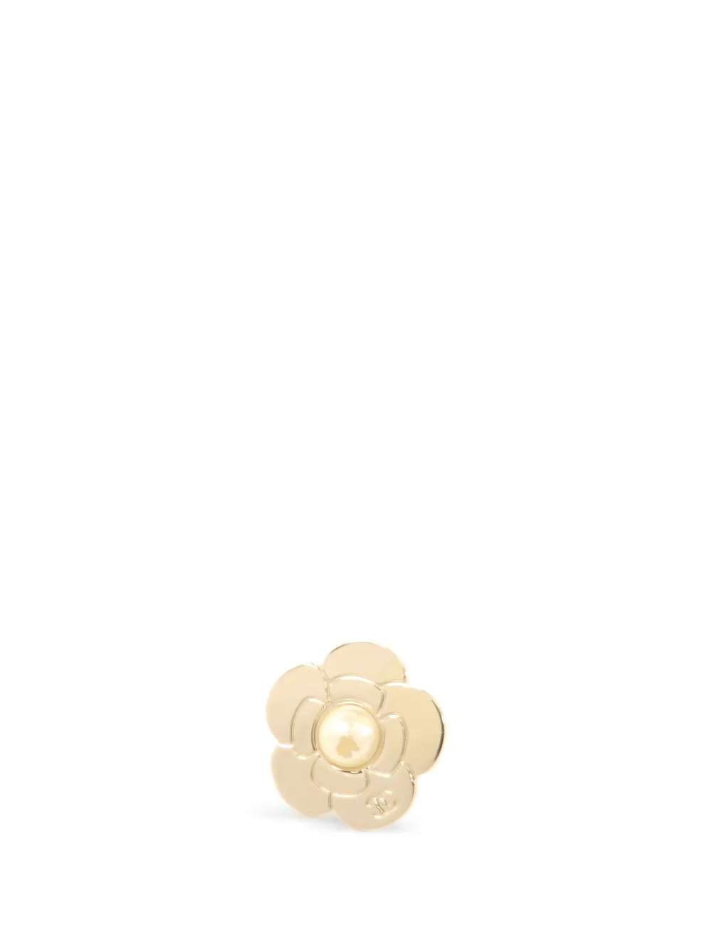 CHANEL Pre-Owned Camellia CC earrings - Gold