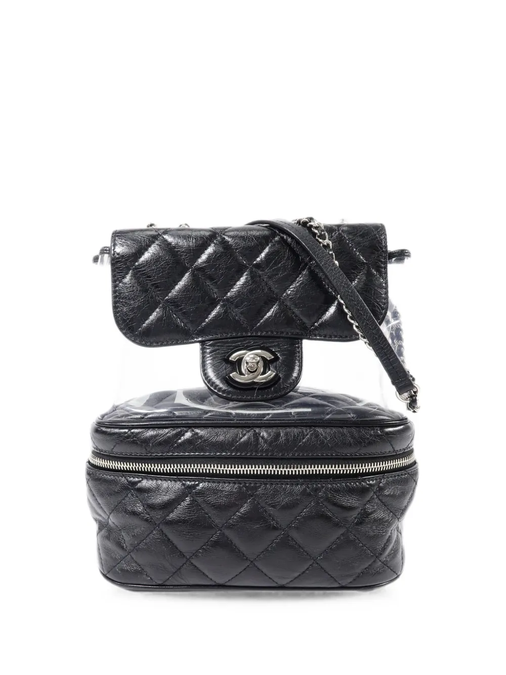 CHANEL Pre-Owned Matelasse turn-lock backpack - Nero