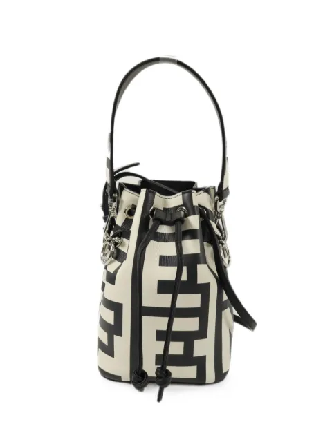 Fendi Pre-Owned Mon Tresor logo-print bucket bag