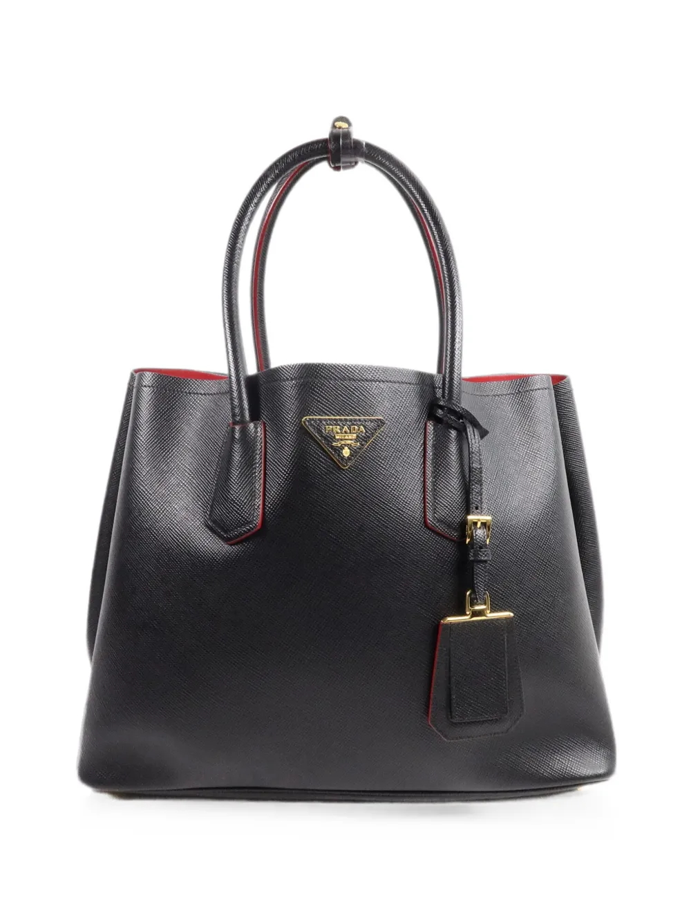 Prada Pre-Owned leather tote bag - Black