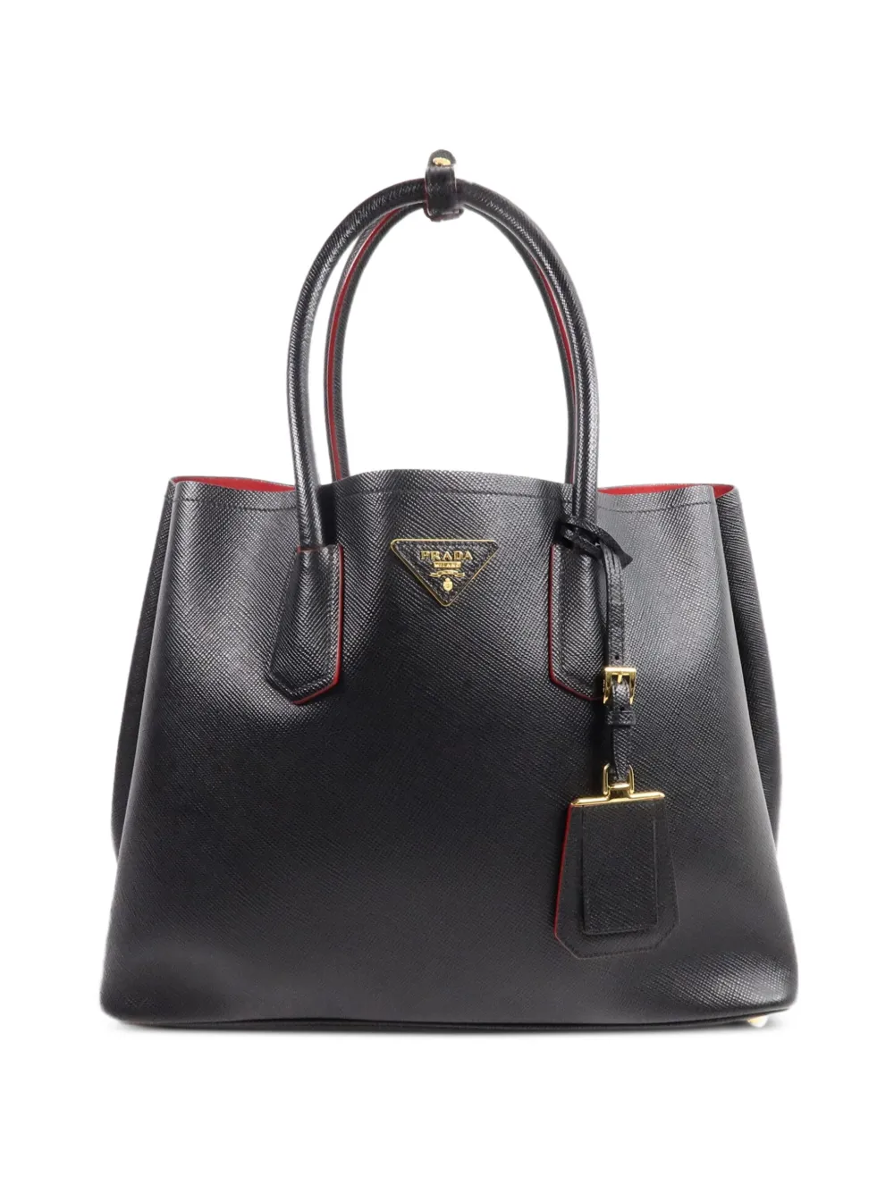 Prada Pre-Owned leather tote bag - Schwarz