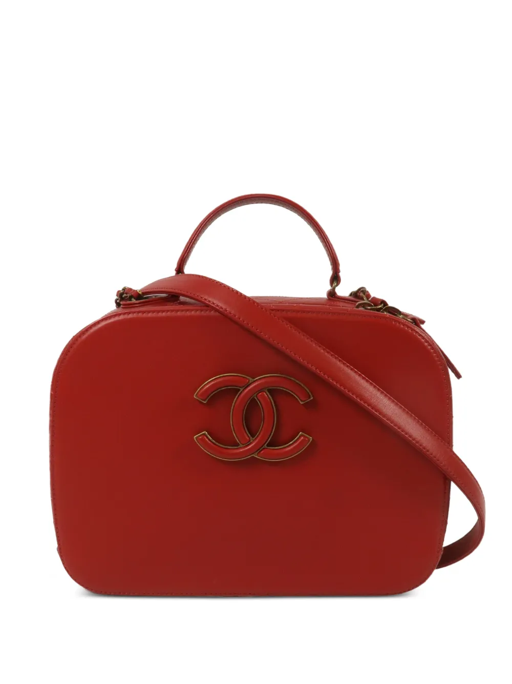 CHANEL Pre-Owned Coco Curve tote bag - Rosso