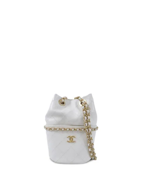 CHANEL Pre-Owned quilted bucket bag