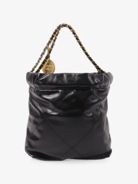 CHANEL Pre-Owned bolsa bucket 22 mini