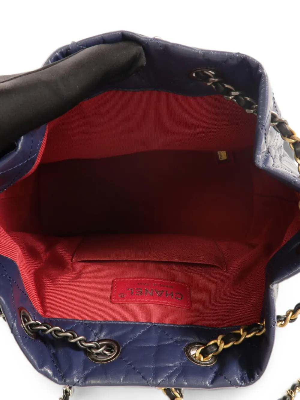 CHANEL Pre-Owned Gabrielle gewatteerde rugzak Blauw