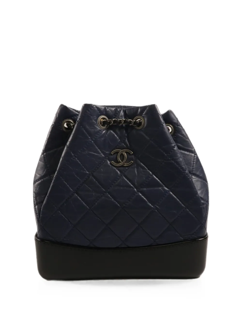 CHANEL Pre-Owned Gabrielle quilted backpack - Blu