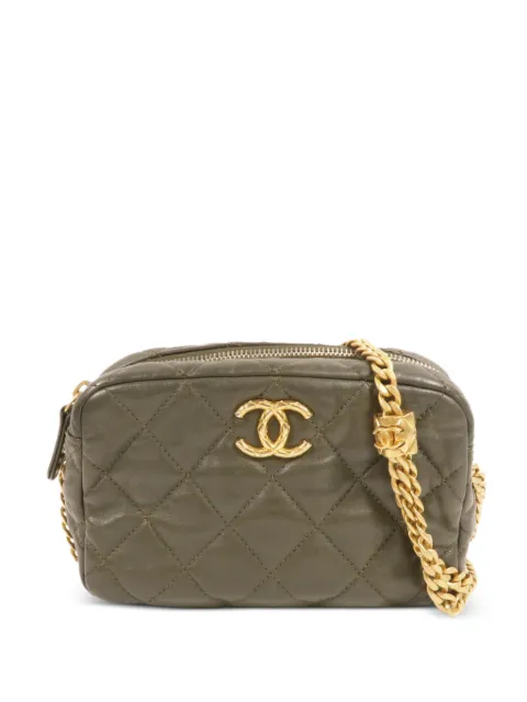 CHANEL Pre-Owned стеганая сумка на плечо
