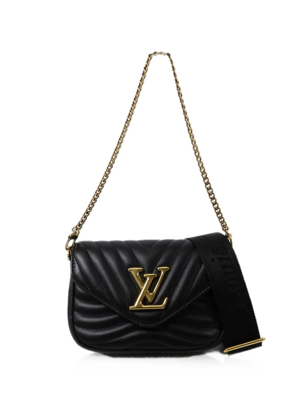 Louis Vuitton Pre-Owned New Wave leather tote bag - Black