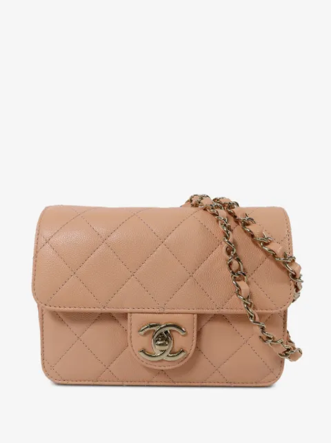 CHANEL Pre-Owned turn-lock quilted shoulder bag