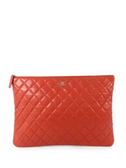 CHANEL Pre-Owned quilted clutch bag