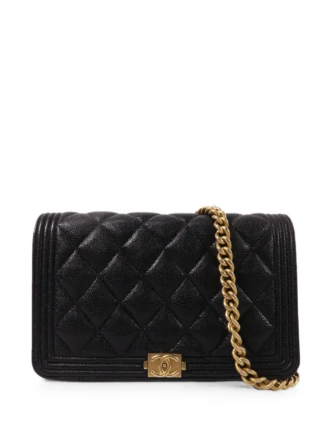 CHANEL Pre-Owned 2019 Boy quilted shoulder bag